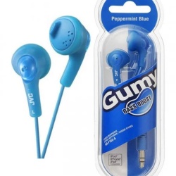Casti audio In-ear , 1m, albastru peppermint, bass boost, JVC Gumy