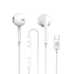 Casti cu fir Tellur Basic U In-Ear alb - Img 3