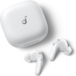 Casti True Wireless Anker Soundcore R60i, ANC, Hi-Res Sound, Autonomie 50 ore, IP55, Bluetooth 6.1, Alb