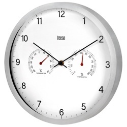 CEAS PERETE 30CM TERMOMETRU HIGROMETRU TEESA