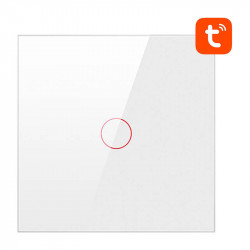 Comutator de lumina inteligent ZigBee Avatto LZTS02-EU-W1 1 cale fara neutru TUYA (alb)