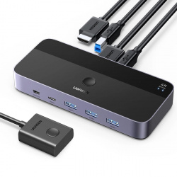 Comutator HDMI Ugreen CM664 Comutator KVM 2in1 - negru - Img 7