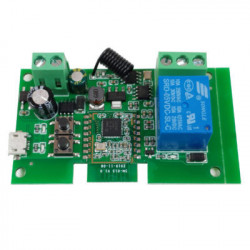 Comutator inteligent cu releu inteligent 5W-32V cu 1 banda, cu contact uscat si comutator momentan, Zigbee + RF - Img 2
