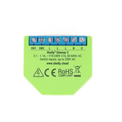 Controler de luminozitate inteligent Shelly Dimmer 2 WiFi, cu suport pentru un singur fir sub tensiune - Img 4