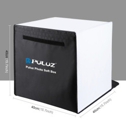 Cort de lumina Puluz 40cm LED - 1100 lumeni - Img 3