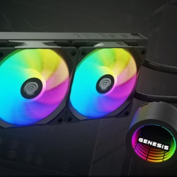 CPU COOLER GENESIS HYDRA 240 ARGB BLACK