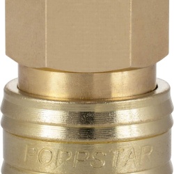 Cuplă Rapidă pentru Aer Comprimat DN 7.2 (NW 7.2) cu Filet Interior 1/4" BSP, Alamă Masivă