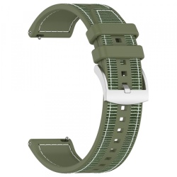 Curea Techsuit W051 pentru Huawei Watch / Xiaomi Watch Series, 22mm, Verde