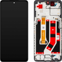 Display cu Touchscreen Oppo A98, cu Rama, Negru, Swap 621029000029