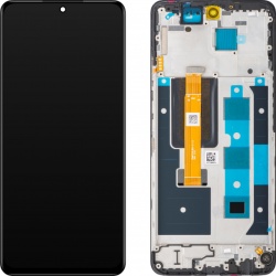 Display cu Touchscreen Realme 12, cu Rama, Negru, Swap 621029000184