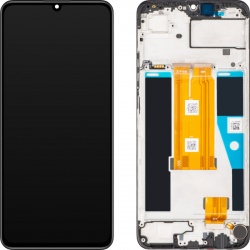 Display cu Touchscreen Realme C63 / C61, cu Rama, Negru, Swap 621029000208