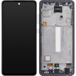 Display cu Touchscreen Samsung Galaxy A52 5G A526 / A52 A525, cu Rama, Negru, Swap GH82-25524A