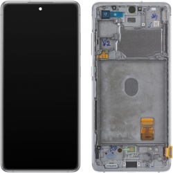 Display cu Touchscreen Samsung Galaxy S20 FE G780, cu Rama, Alb, Swap GH82-24220B
