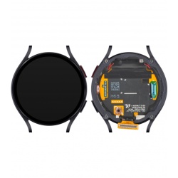 Display cu Touchscreen Samsung Galaxy Watch6 44mm, cu Rama, Versiune LTE, Gri, Service Pack GH97-28838A