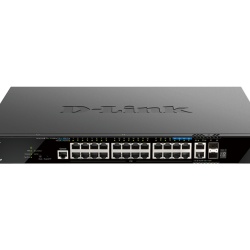 DLINK SW 28P-GB 2P-SFP+ SMART RM POE L3 - Img 2