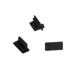Dop Anti Praf Port Telefon OEM, USB-A, Set 10 bucati, Negru