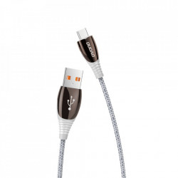 Dudao USB - Type C 1,23m 3A cablu, gri (L7Pro gri)