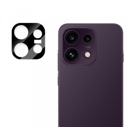 Folie de protectie Camera Spate Techsuit pentru Oppo Reno16 F / Reno16 FS, Sticla Securizata, Neagra