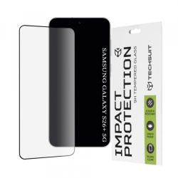 Folie de protectie Ecran Techsuit pentru Samsung Galaxy S26 Plus, Sticla Securizata, Full Glue, 111D, Neagra