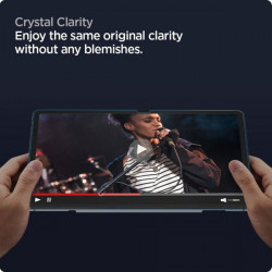 Folie protectie tableta SPIGEN GLAS.TR "EZ FIT" pentru Samsung GALAXY TAB S7 FE 5G 12.4 T730 / T736B - Img 2