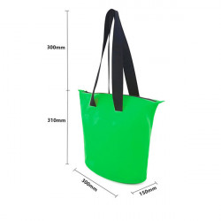 Geanta impermeabila din PVC 11L - verde - Img 6