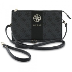 Geanta Universala pentru Telefon, Guess, 4G Round Classic Logo Stripe, Neagra