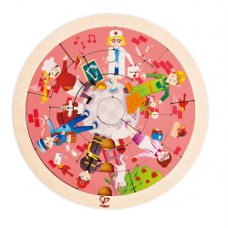 HAPE PUZZLE ROTUND CU 2 FETE - Img 2