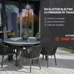 HR Incalzitor electric de tavan 1500W - Img 5