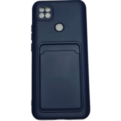 Husa Capac Spate Card Slot Albastru XIAOMI Redmi 9C