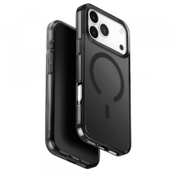 Husa MagSafe pentru Apple iPhone 17 Pro Max, UNIQ, Clario MagClick, Neagra
