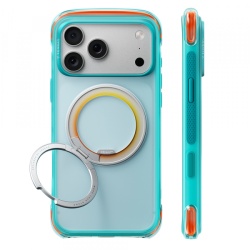 Husa MagSafe pentru Apple iPhone 18 Pro / 17 Pro, Torras, O3 Air Core, Turcoaz