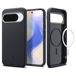 Husa MagSafe pentru Google Pixel 10 Pro / 10, Spigen, Caseology Nano Pop, Neagra