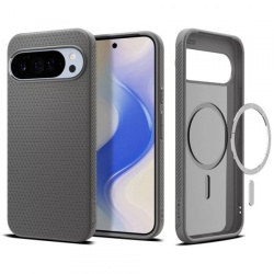 Husa MagSafe pentru Google Pixel 10 Pro XL, Spigen, Liquid Air, Gri
