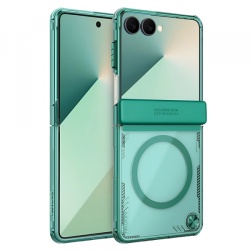 Husa MagSafe pentru Samsung Galaxy Z Flip7 F766, Nillkin, Iceblade, Verde