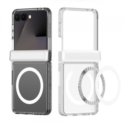 Husa MagSafe pentru Samsung Galaxy Z Flip8 F776, DUX DUCIS, Clin, Transparenta