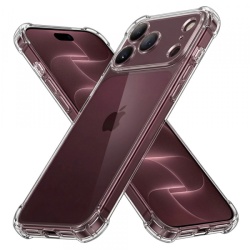 Husa pentru Apple iPhone 18 Pro Max / 17 Pro Max, Techsuit, Shockproof Clear, Transparenta
