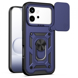 Husa pentru Honor 600 Pro / 600, Techsuit, CamShield, Albastra