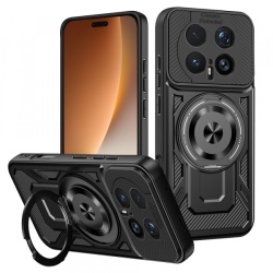 Husa pentru Honor Magic8 Pro, Techsuit, RuggedCam, Neagra
