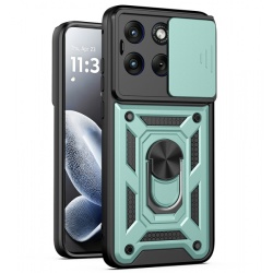 Husa pentru Motorola Edge 70 Fusion, Techsuit, CamShield, Verde