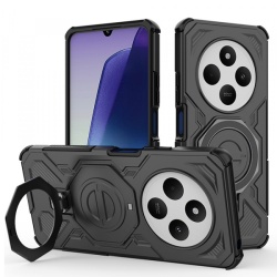 Husa pentru Xiaomi Poco C75 / Redmi 14C, Techsuit, Carbon Shield Pro, Neagra