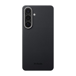 Husa Pitaka pentru Samsung Galaxy S26 Plus, Edge Ultra-Slim Case, Negru/Gri