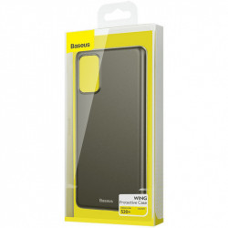 Husa Plastic Baseus Wing Pentru Samsung Galaxy S20 Plus G985 / Samsung Galaxy S20 Plus 5G G986, Slim, Neagra - Img 4