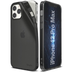 Husa Premium Ringke Air Compatibila Cu iPhone 12 Pro Max, silicon, slim, fumurie