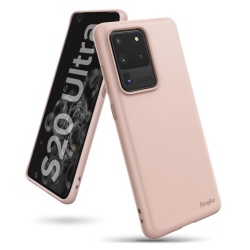 Husa Premium Ringke Air S Pentru Samsung Galaxy S20 Ultra, slim, silicon, Roz