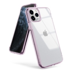 Husa Premium Spate Ringke Fusion Matte Lavander Compatibila Cu iPhone 11 Pro Transparenta - Fsap0046 - Img 2