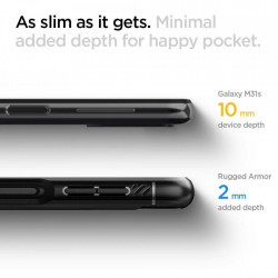 Husa protectoare Spigen Rugged Armor Samsung Galaxy M31S - negru - Img 6