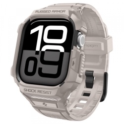 Husa Spigen Rugged Armor Pro V2 pentru Apple Watch Series 10 / 11 42mm, Bej