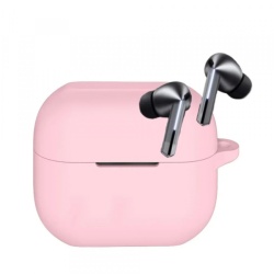 Husa Techsuit Silicone pentru Samsung Galaxy Buds 3 / 3 Pro, Roz