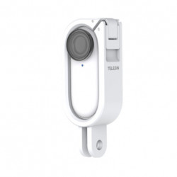 Husa tip carcasa Telesin pentru Insta360 Go2 (IS-CFR-002) white - Img 3