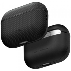 Husa UNIQ Keva Prime pentru Apple AirPods Pro 3, Neagra